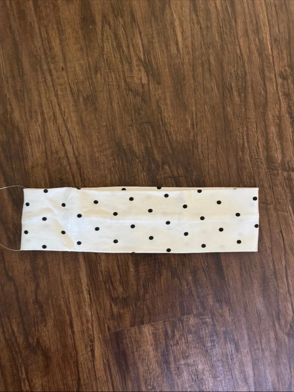 Urban Outfitters White and Black Polka Dot Headband
